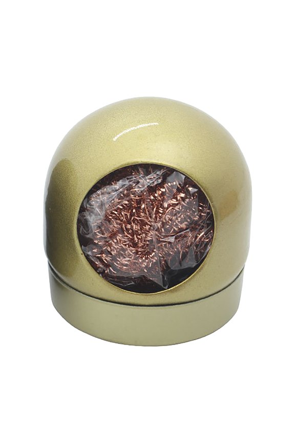 Golden Set Steel Wire Ball - Soldering Tip Cleaner Base Holder Cleaner Kit for Cleaning Soldering and Tips No Water Needed