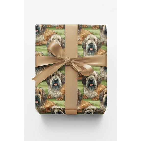London Penny Premium Wrapping Paper - Golden Shag Coat