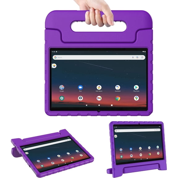 Golden Sheeps 7" Convertible Handle Stand Tablet Case, Purple