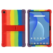 Golden Sheeps Compatible for Walmart Onn 10.4" 2023 ReleaseModel 100110603 Silicone Case with Stand Rainbow