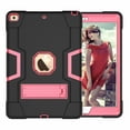 thumbnail image 1 of Golden Sheeps Compatible for iPad 9/8/7 Generation Case (2021/2020/2019) 10.2 Inch Impact Hybrid Drop Proof Armor Defender Full-Body Protection Case Convertible Built in Stand-black pink, 1 of 3