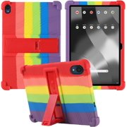 Golden Sheeps Drop Proof Case Compatible for Walmart Onn 8 Inch Tablet 2024 Model100135923 Silicone Case with Stand Rainbow