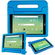 Golden Sheeps Kid Friendly Case Compatible for Alcatel Joy Tab 2 8.0 Inch Tablet 2020 Release(Model: 9032Z)/TCL Tab 8 Inch Tablet Shockproof Ultra Light Weight Convertible Handle Stand Cover (Blue)