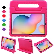 Golden Sheeps Kid Friendly Case Compatible for Samsung Galaxy Tab S6 Lite 10.4 Inch 2020 (SM-P610/P615) Shockproof Ultra Light Weight Convertible Handle Stand Cover (Rose)