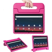 Golden Sheeps Kid Friendly Case Compatible for Walmart Onn 7" 3rd gen 2022 Release(Model:100071481) Shockproof Ultra Light Weight Convertible Handle Stand Cover (Rose)