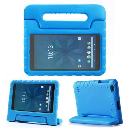 Golden Sheeps Kid Friendly Case Compatible for Walmart Onn 8 inch Android Tablet (Model ONA19TB002) 2019 Released Shockproof Ultra Light Weight Convertible Handle Stand Cover (Blue)