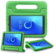 Golden Sheeps Kid Friendly Case Compatible for iPad Pro 12.9 Inch 2022/2021/2020,6th/5th/4th Gen Shockproof Ultra Light Weight Convertible Handle Stand CoverGreen