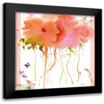 thumbnail image 1 of Golden, Sheila 12x12 Black Modern Framed Museum Art Print Titled - Butterfly Blossoming, 1 of 5