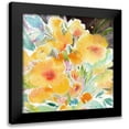thumbnail image 1 of Golden, Sheila 12x12 Black Modern Framed Museum Art Print Titled - Yellow Bouquet, 1 of 5