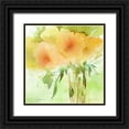 thumbnail image 1 of Golden, Sheila 15x15 Black Ornate Wood Framed with Double Matting Museum Art Print Titled - Verdant Bouquet, 1 of 4