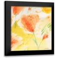 thumbnail image 1 of Golden, Sheila 20x21 Black Modern Framed Museum Art Print Titled - Windblown Poppies #3, 1 of 5