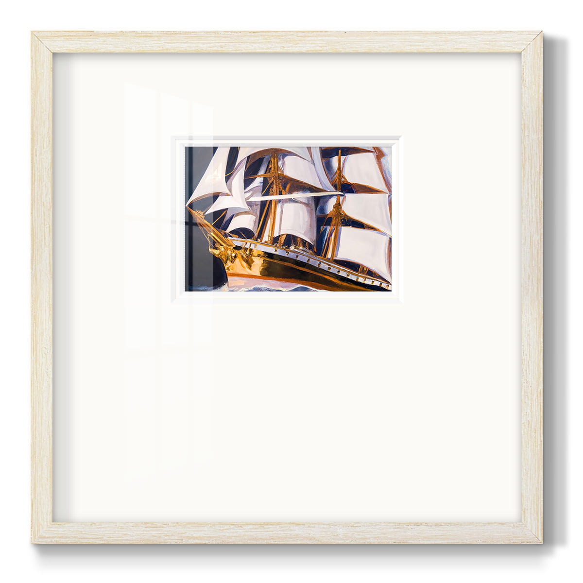 Golden ShipPremium Framed Print