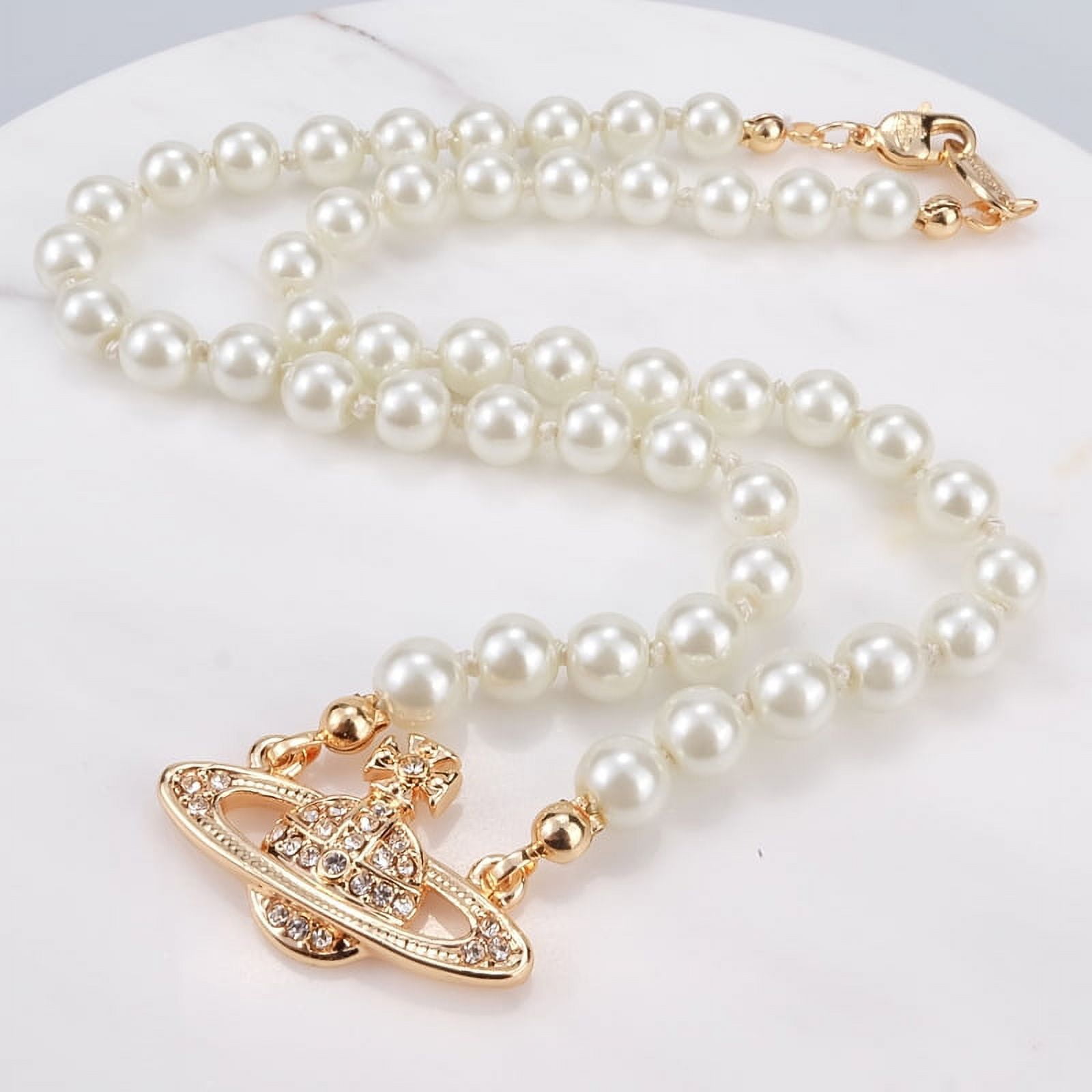 High Quality Fashionable Female Necklace Brand Hot Pearl Chain Channel  Planet Necklace Saturn Pearl Necklace Satellite Clavicle Ccity Chain Punk  Atmosphere Kx5r From Dhs004, $42.39 | DHgate.Com