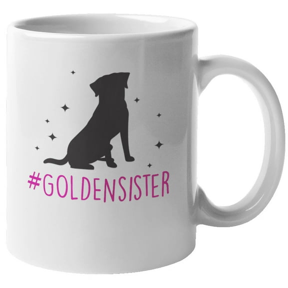 Golden Sister Coffee & Tea Mug for Dog Handler & Pet Owners (11oz)