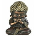 thumbnail image 1 of Golden Sitting Baby Buddha Figurine Religious Buddhism Collectible New Statuette, 1 of 2