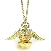 Golden Snitch Watch Necklace- WNTP004