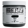 thumbnail image 1 of Golden SoFlat Matte Acrylic Paint - Black, 473 ml, Jar, 1 of 1