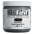 thumbnail image 1 of Golden SoFlat Matte Acrylic Paint - Burnt Umber, 473 ml, Jar, 1 of 6