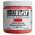 thumbnail image 1 of Golden SoFlat Matte Acrylic Paint - Cadmium Red Light, 473 ml, Jar, 1 of 1