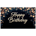 thumbnail image 1 of Golden Sparkle Birthday Banner Happy Birthday Festive Decoration Elegant Design for Birthday Party Indoor Celebration Event Decoration, 1 of 8