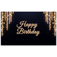 thumbnail image 1 of Golden Sparkle Birthday Banner Happy Birthday Festive Decoration Elegant Design for Birthday Party Indoor Celebration Event Decoration, 1 of 8