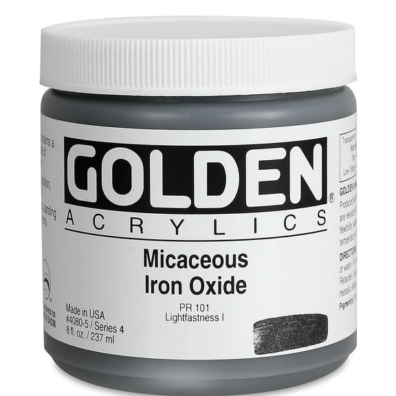 Golden Special Iridescent Acrylics - Micaceous Iron Oxide, 8 oz