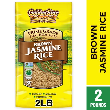 Golden Star Brown Jasmine Rice, 2 lbs