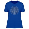 thumbnail image 1 of Golden Star Mandala T-Shirt Women -Image by Shutterstock, Female x-Large, 1 of 2