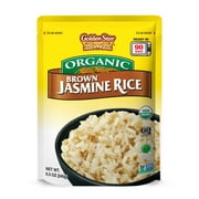 Golden Star Organic Jasmine Brown Rice, Ready to Heat Microwaveable Pouch, 8.5 oz