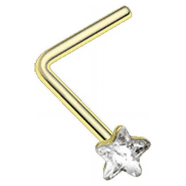 L shaped nose rings walmart sale