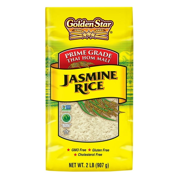 Golden Star Thai Hom Mali Jasmine Rice 32 oz (Pack of 6)