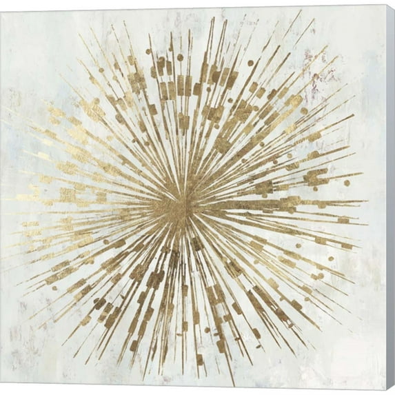 Golden Star by Tom Reeves, Canvas Wall Art, 12W x 12H