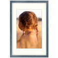 thumbnail image 1 of Golden State Art 16x24 Blue Picture Frame with Mat for 12x18, High Definition Glass Wall Mounting, 1 of 7