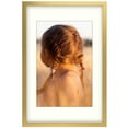 thumbnail image 1 of Golden State Art 16x24 Wall Display Picture Frame Matted to 12x18 with High Definition Glass, Gold, 1 Count, 1 of 7