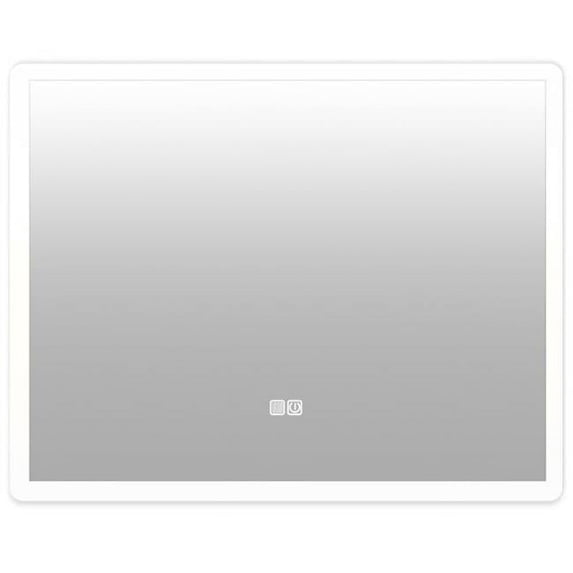 Golden State Art MR8800 36 x 28 in. LED Lighted Wall Mounted Anti-Fog Function Rectangle Mirror