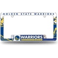 thumbnail image 1 of Golden State Basketball Warriors Chrome Metal License Plate Frame, 1 of 6