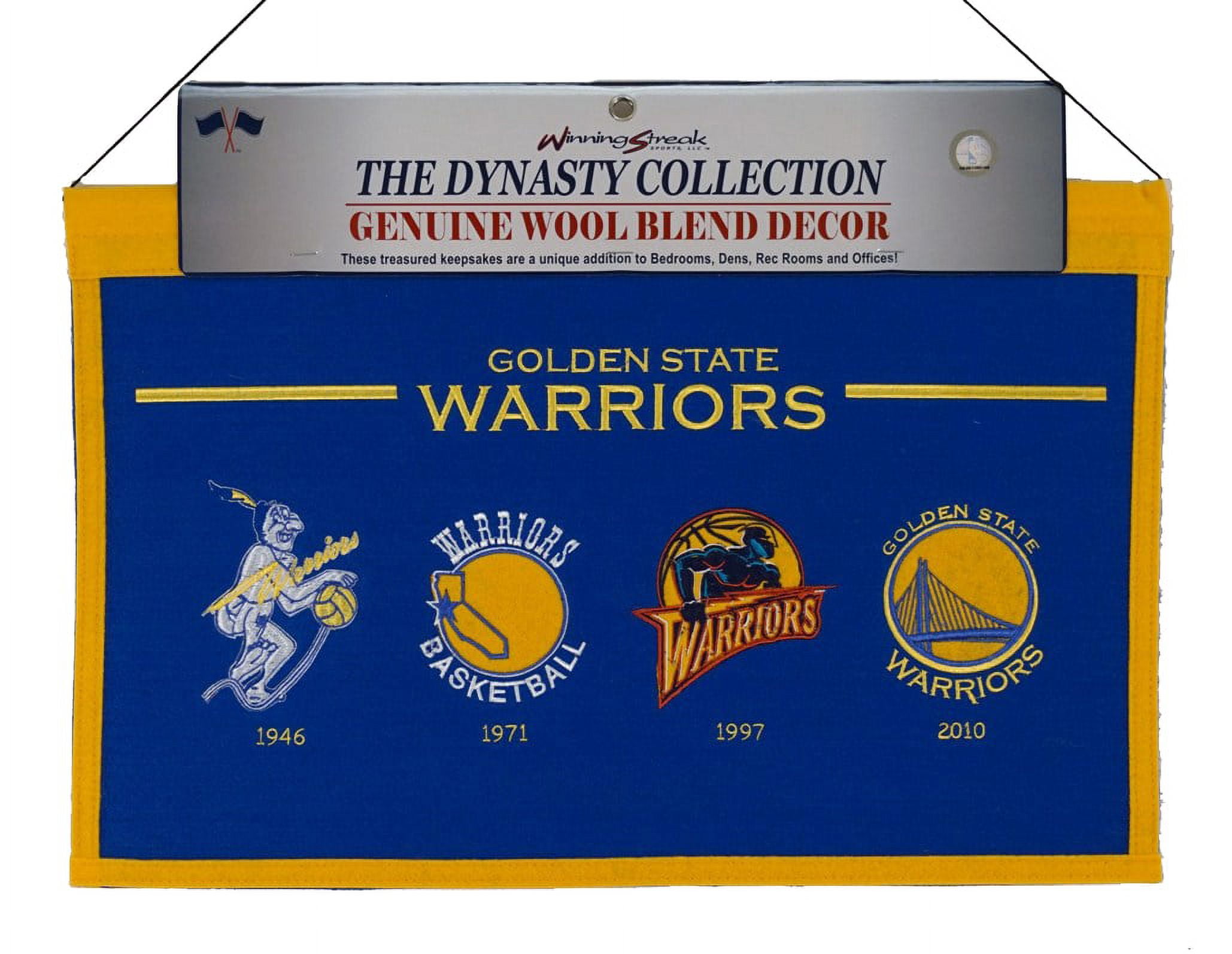 Golden State Basketball Warriors Classic Logos through the years Wool