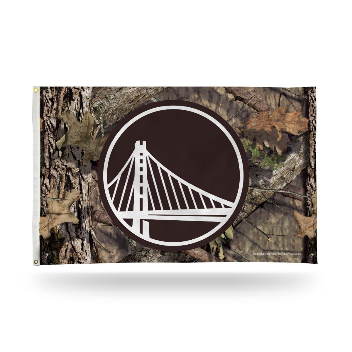 Golden State Basketball Warriors Indoor Outdoor Camo Look 3x5 Banner Flag