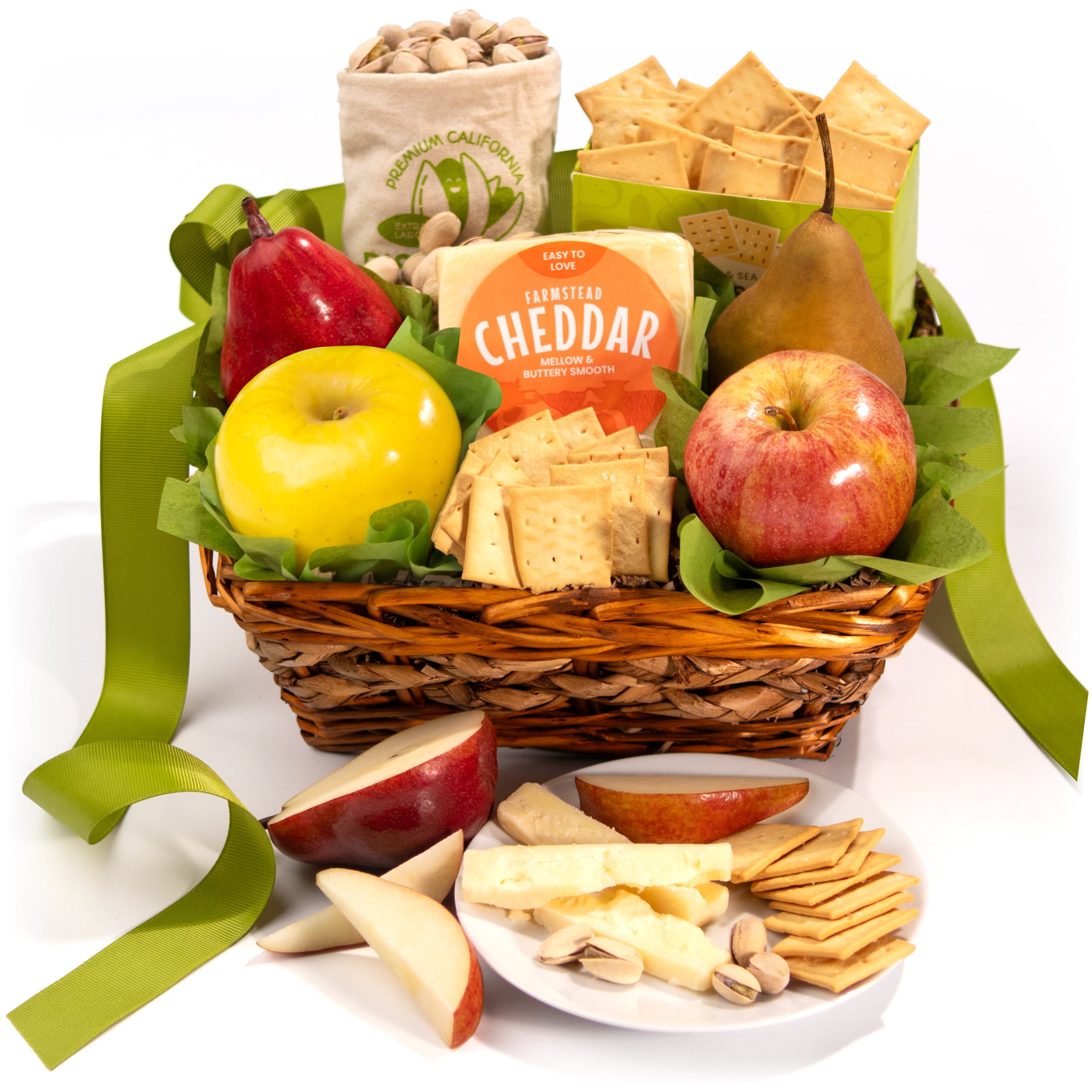Golden State Fruit Fruit, Nut & Cheese Gift Basket