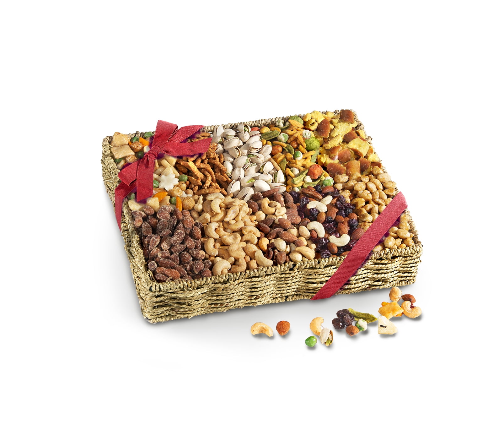 Golden State Fruit Gourmet Best Savory Snacks Gift Basket, 10 Pc