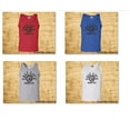 thumbnail image 1 of Golden State Men's Cali Life california republic Printed TankTop Soft and Comfy Tank Top, Lightweight Tank Top Gray Tank Top Small, 1 of 3