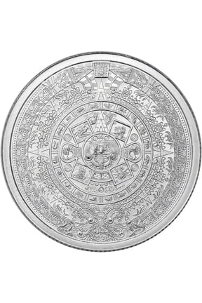 Aztec Mayan Calendar 1/4 oz Silver Round
