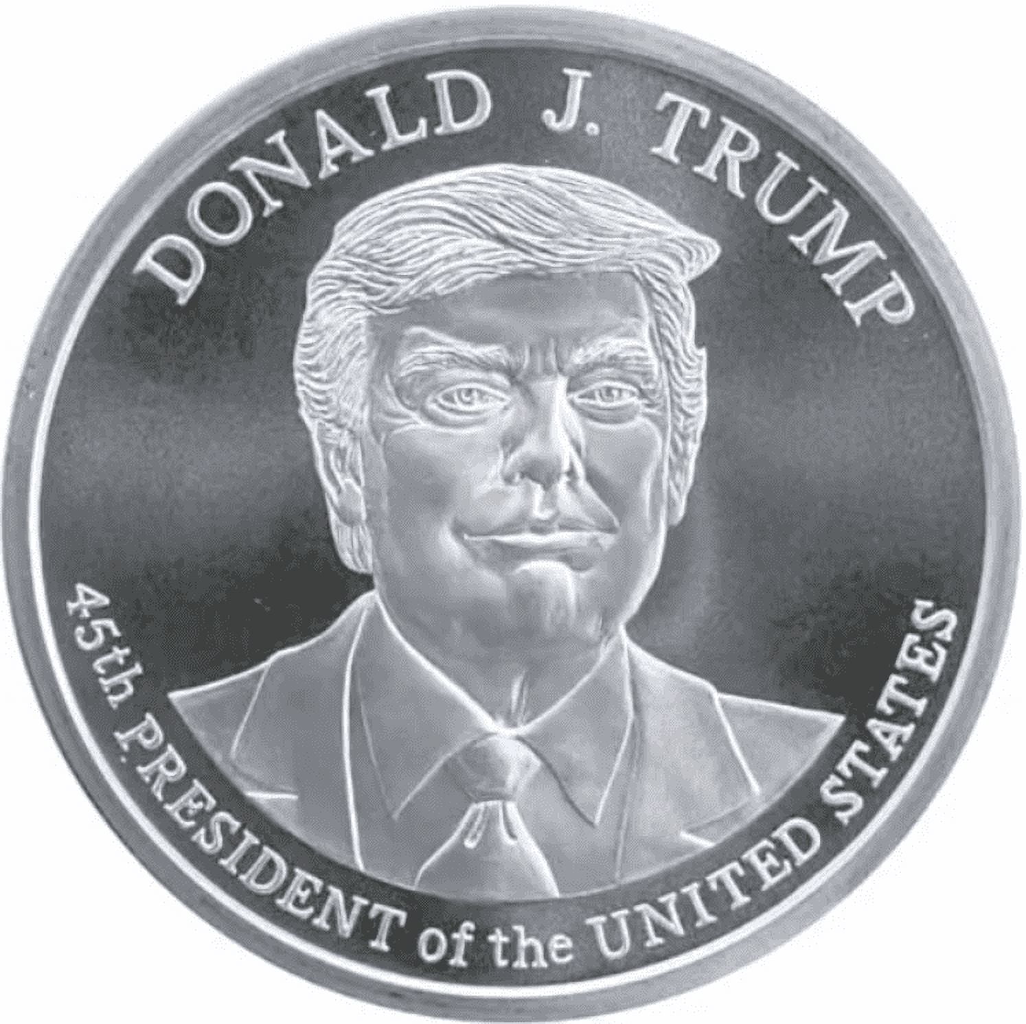 Golden State Mint Donald Trump 45th President 2 oz Silver Round