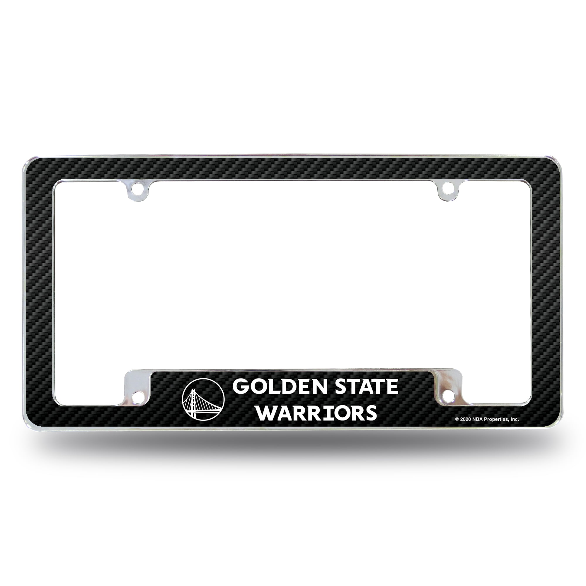 WARRIORS CARBON FIBER DESIGN ALL OVER CHROME FRAME
