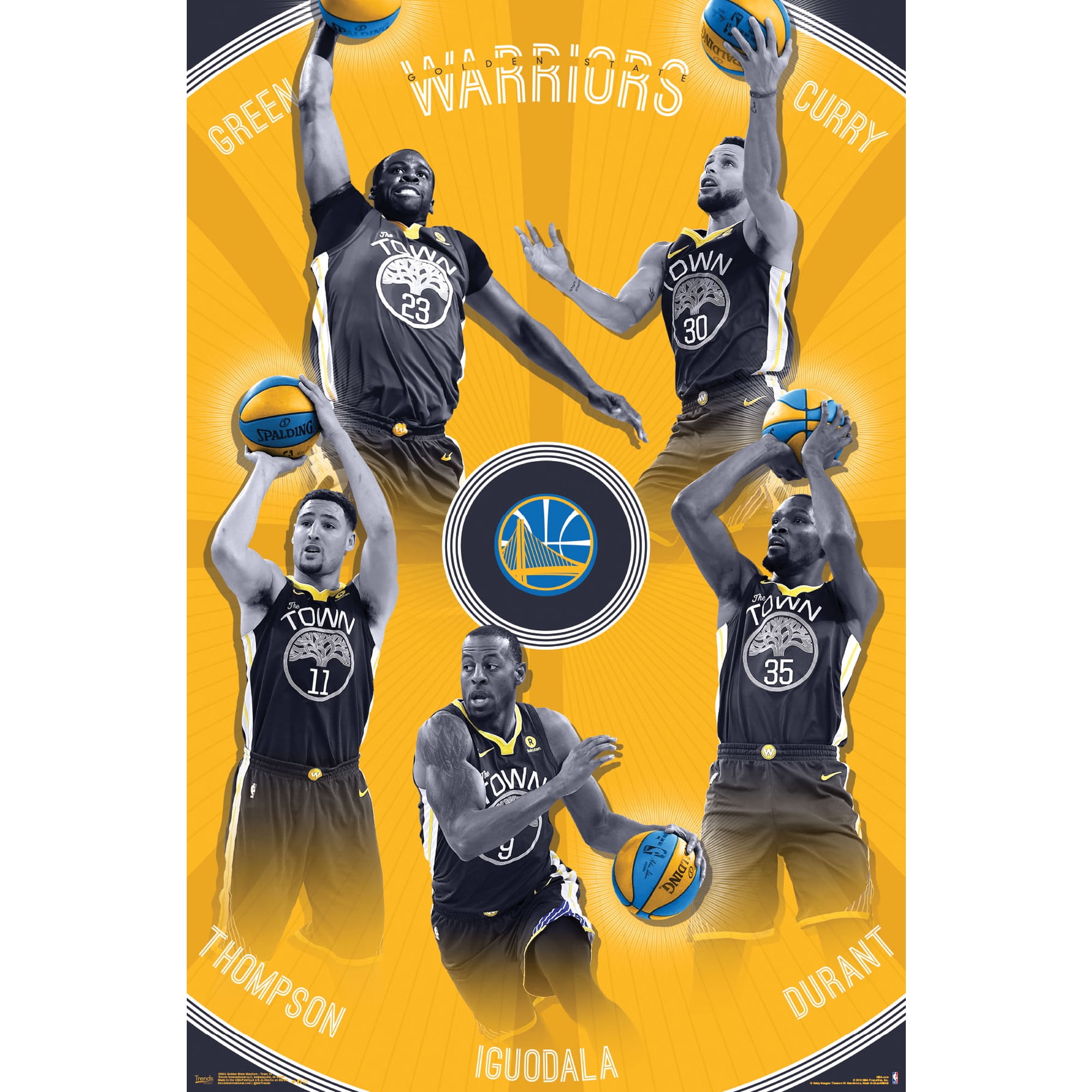  Golden State Warriors NBA Poster Set of Six Vintage Basketball  Jerseys - Durant Chamberlain Arizin Johnston Barry - 8x10 Poster Prints:  Posters & Prints