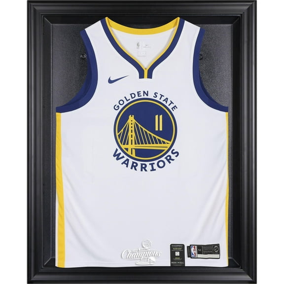 Golden State Warriors Black Framed 2022 NBA Finals Champions Logo Jersey Display Case - Fanatics Authentic Certified