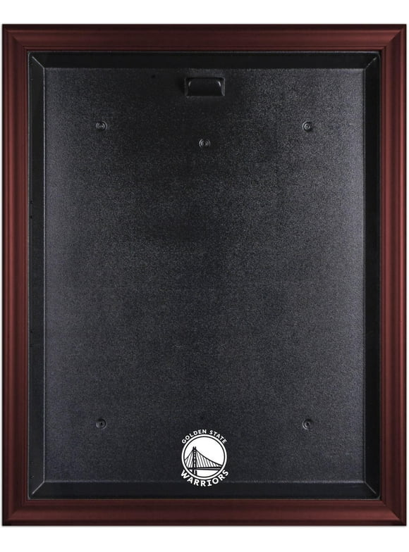 Golden State Warriors Mahogany Framed (2019-Present) Team Logo Jersey Display Case
