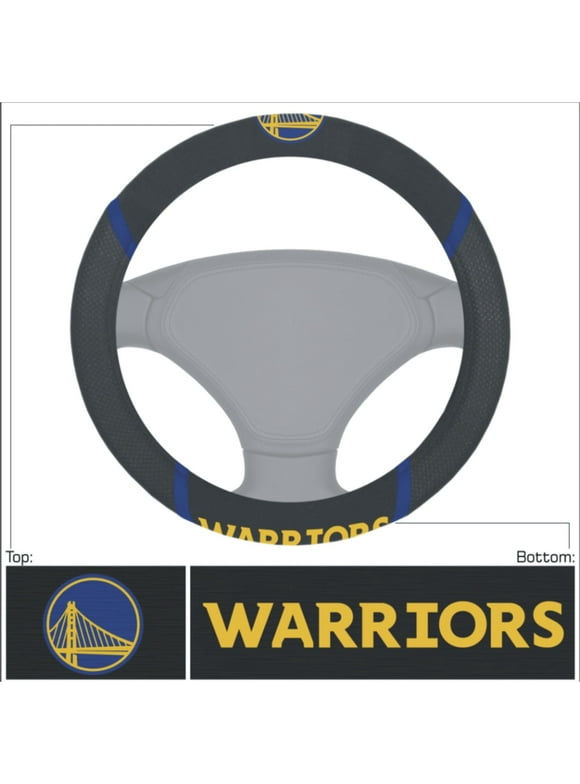 Golden State Warriors Steering Wheel Cover 15"x15"