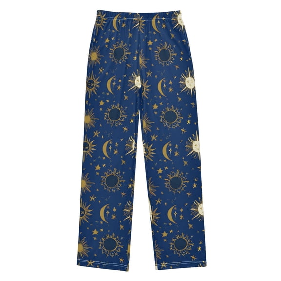 Golden Sun Moon Pajama Pants Soft Lightweight Lounge Pants Bottoms Sleep Pants Warm Comfy