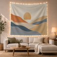 thumbnail image 1 of Golden Sun Over Rolling Earth Tones Serene Boho for Boho Decor Lovers Bohemian Wall Art Housewarming Gift Tapestry Wall Hanging for Bedroom and Living Room, 1 of 7